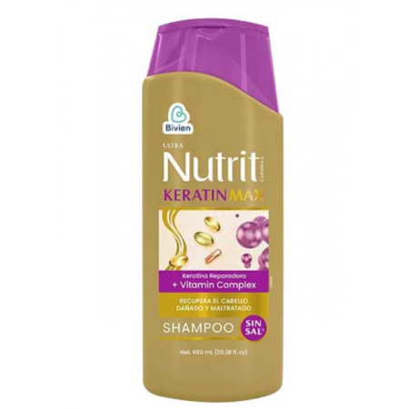 Shampoo Nutrit Keratina Max Sin Sal x...