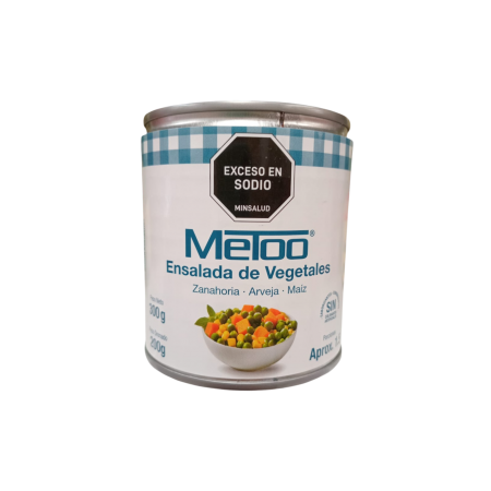 Ensalada Metoo De Vegetales *300g