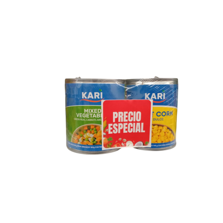 Oferta Mix Vegetales Kari *310g +Maiz...