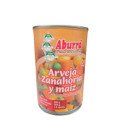 Arveja Aburrá C/Zanahoria/ Maíz *300g