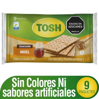 Galleta Tosh Miel Bolsa 9...