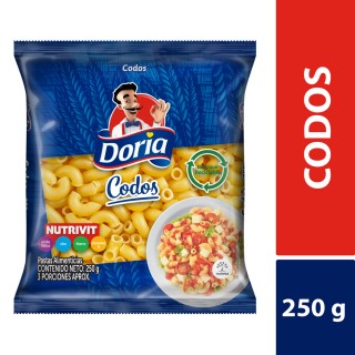 Pasta Doria Codos 250Gr