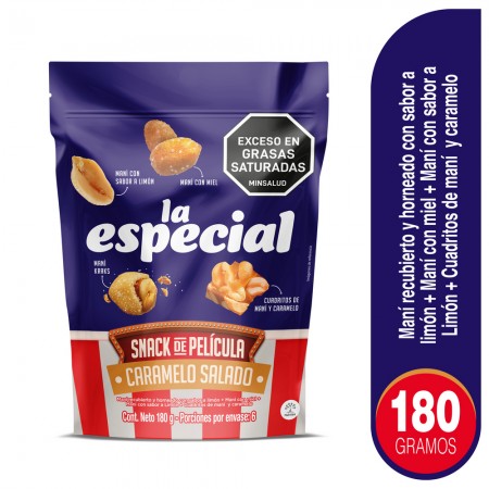 Maní la especial caramelo salado x180g